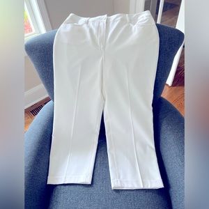 dressbarn crop leg lined pants